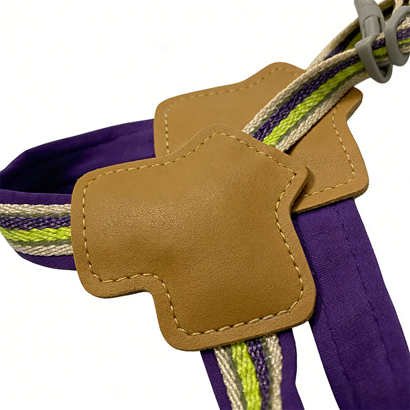 Adjustable Dog Harness & Leash Set – Step-In Puppy Harness with Secure Buckle for Medium Dogs