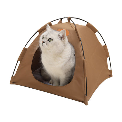 Cat & Small Dog Pet Tent – Cosy Soft Bed, Indoor Playhouse & Sleeping House