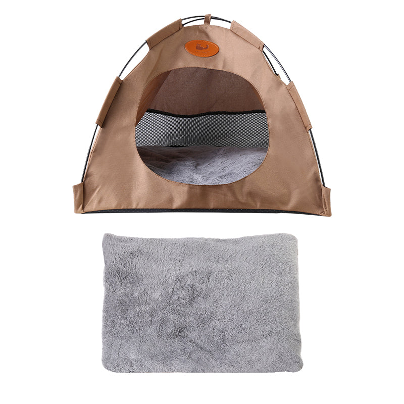 Cat & Small Dog Pet Tent – Cosy Soft Bed, Indoor Playhouse & Sleeping House