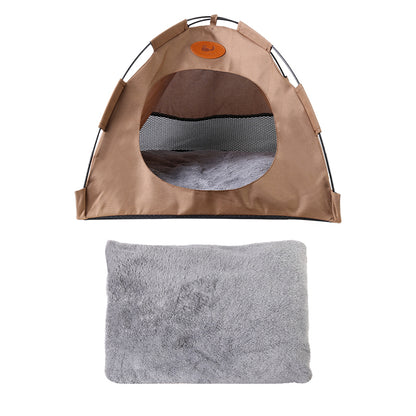 Cat & Small Dog Pet Tent – Cosy Soft Bed, Indoor Playhouse & Sleeping House
