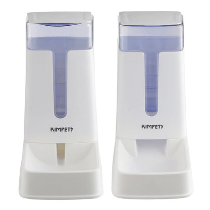 2-in-1 Automatic Pet Feeder & Water Dispenser – Detachable Cat & Dog Feeding Station