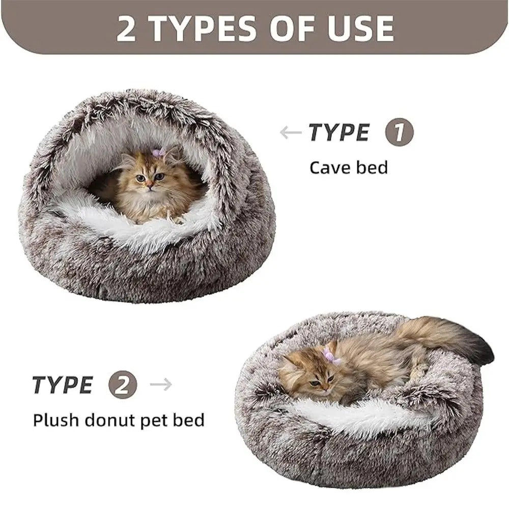 Cosy Cat Bed – Soft & Comfortable Indoor Cat Sleeping Bed with Stylish Design