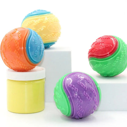 8 Pack Squeaky Dog Toys – Interactive Chew & Fetch Balls for Puppies & Dogs