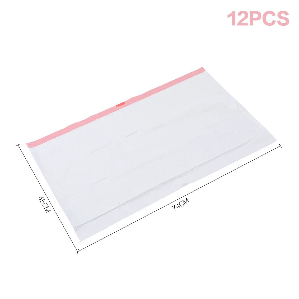 Cat Litter Tray Liner Bags with Drawstring – 12 Disposable Litter Box Liners