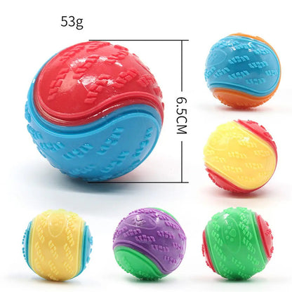 8 Pack Squeaky Dog Toys – Interactive Chew & Fetch Balls for Puppies & Dogs